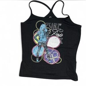 Trendy Black Graphic Camisole